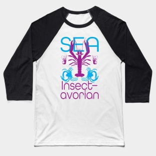 Sea Insectavorian Retro 80'd 90's Style Baseball T-Shirt